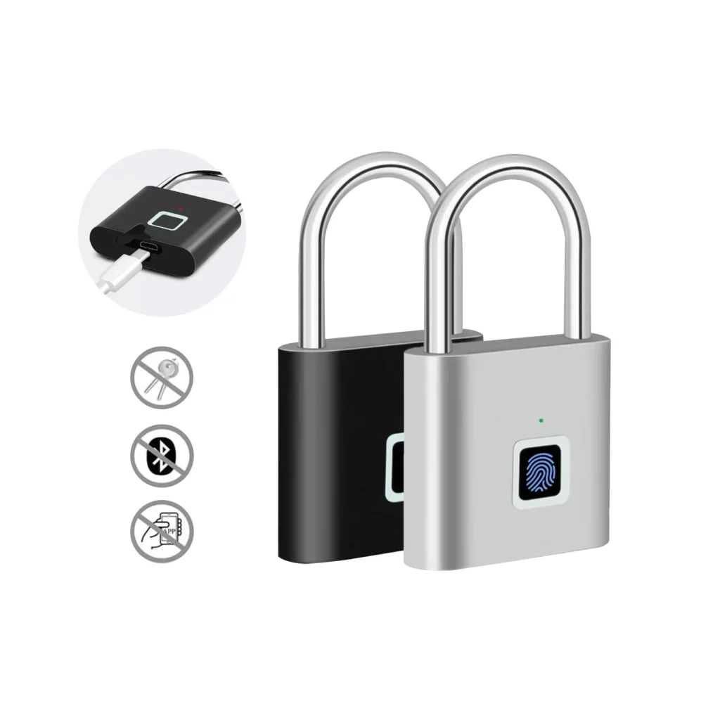 Candado digital con huella y batería